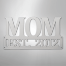 Custom Metal Wall Art - Personalized Mom Name Sign