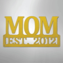 Custom Metal Wall Art - Personalized Mom Name Sign