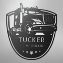 Custom Metal Wall Art - Personalized Trucking Sign