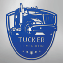 Custom Metal Wall Art - Personalized Trucking Sign