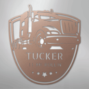 Custom Metal Wall Art - Personalized Trucking Sign