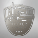 Custom Metal Wall Art - Personalized Trucking Sign