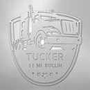 Custom Metal Wall Art - Personalized Trucking Sign
