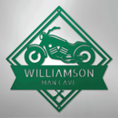 Custom Metal Wall Art - Personalized Biker Sign