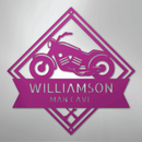 Custom Metal Wall Art - Personalized Biker Sign