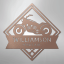 Custom Metal Wall Art - Personalized Biker Sign