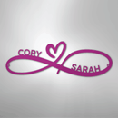 Custom Metal Wall Art - Personalized Infinity Sign