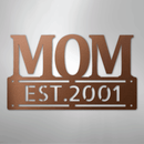Custom Metal Wall Art - Personalized Mother's Day Name Sign