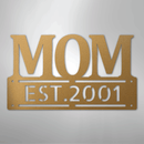 Custom Metal Wall Art - Personalized Mother's Day Name Sign