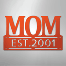 Custom Metal Wall Art - Personalized Mother's Day Name Sign