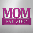 Custom Metal Wall Art - Personalized Mother's Day Name Sign
