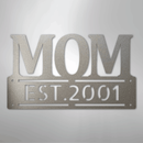 Custom Metal Wall Art - Personalized Mother's Day Name Sign