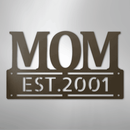 Custom Metal Wall Art - Personalized Mother's Day Name Sign
