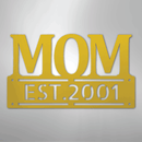 Custom Metal Wall Art - Personalized Mother's Day Name Sign