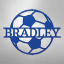 Custom Metal Wall Art - Personalized Soccer Ball Name Sign