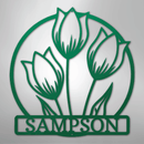 Custom Metal Wall Art - Personalized Tulip Sign