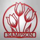 Custom Metal Wall Art - Personalized Tulip Sign