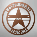 Custom Metal Wall Art - Personalized Star Sign