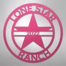 Custom Metal Wall Art - Personalized Star Sign
