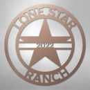 Custom Metal Wall Art - Personalized Star Sign