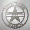 Custom Metal Wall Art - Personalized Star Sign