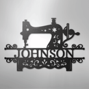 Custom Metal Wall Art - Personalized Sewing Sign