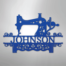 Custom Metal Wall Art - Personalized Sewing Sign