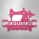 Custom Metal Wall Art - Personalized Sewing Sign