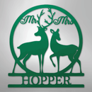 Custom Metal Wall Art - Personalized Mr and Mrs Sign