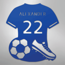 Custom Metal Wall Art - Personalized Soccer Jersey Sign