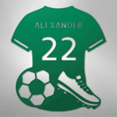 Custom Metal Wall Art - Personalized Soccer Jersey Sign