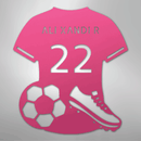 Custom Metal Wall Art - Personalized Soccer Jersey Sign