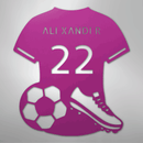 Custom Metal Wall Art - Personalized Soccer Jersey Sign