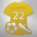 Custom Metal Wall Art - Personalized Soccer Jersey Sign