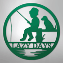 Custom Metal Wall Art - Personalized Fishing With Dog Sign
