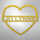 Custom Metal Wall Art - Personalized Mom Name Sign