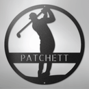 Custom Metal Wall Art - Personalized Golf Course Name Sign