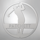 Custom Metal Wall Art - Personalized Golf Course Name Sign
