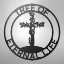 Custom Metal Wall Art - Personalized Christian Tree Sign