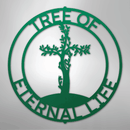 Custom Metal Wall Art - Personalized Christian Tree Sign