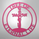 Custom Metal Wall Art - Personalized Christian Tree Sign