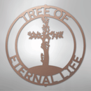 Custom Metal Wall Art - Personalized Christian Tree Sign