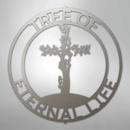 Custom Metal Wall Art - Personalized Christian Tree Sign