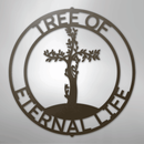Custom Metal Wall Art - Personalized Christian Tree Sign