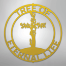 Custom Metal Wall Art - Personalized Christian Tree Sign