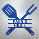 Custom Metal Wall Art - Personalized Grill Sign
