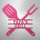 Custom Metal Wall Art - Personalized Grill Sign