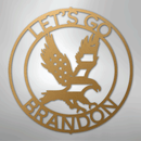 Custom Metal Wall Art - Personalized Patriotic Eagle Sign