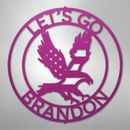 Custom Metal Wall Art - Personalized Patriotic Eagle Sign