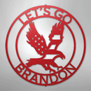 Custom Metal Wall Art - Personalized Patriotic Eagle Sign